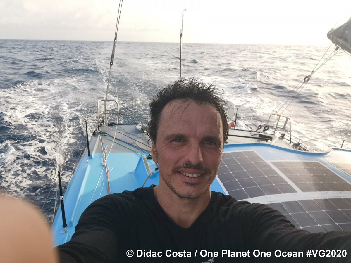 Didac Costa en el tramo final de la Vendée Globe!